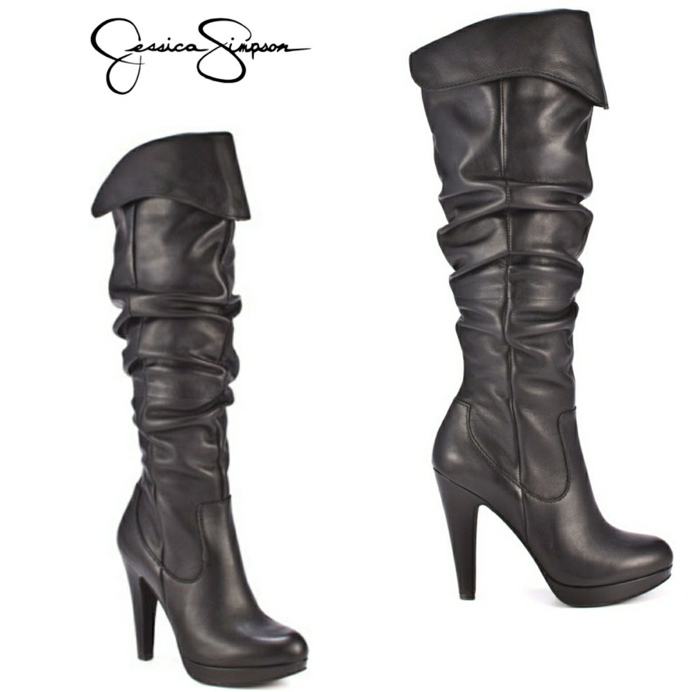 COPY for seller- Buttery soft leather slouch boot